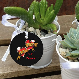 Mama und Vater Party zum Jahrestag Geschenkanhänger