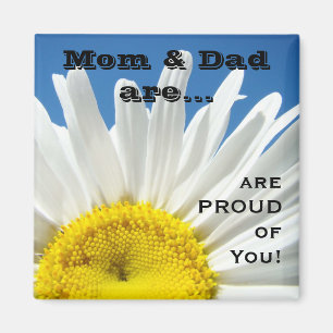 Mama und Vater sind stolz auf dich! Magnet Kinder