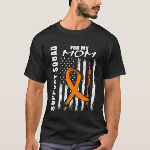 Mama Unterstützung Squad Leukämie Bewusstsein Amer T-Shirt