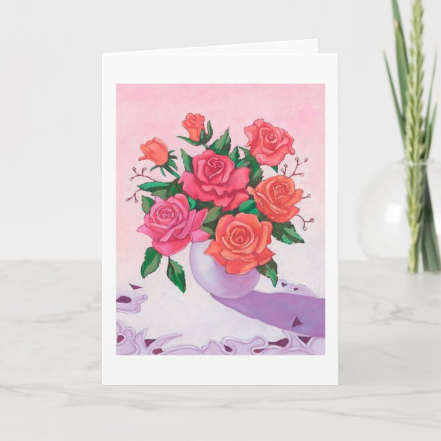 Mama - Valentine Grußkarte Feiertagskarte (Vorderseite)