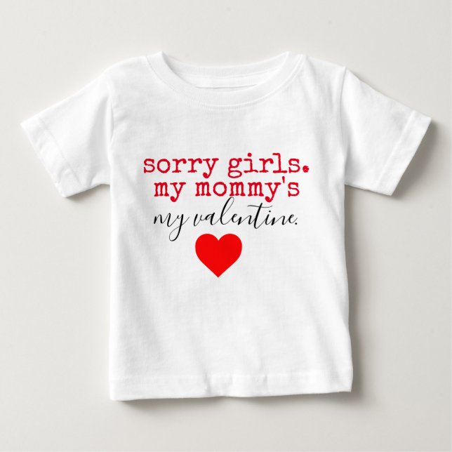 Mama-Valentinsgruß Baby T-shirt (Vorderseite)