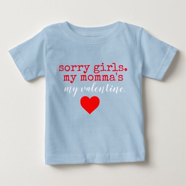 Mama-Valentinsgruß Baby T-shirt (Vorderseite)