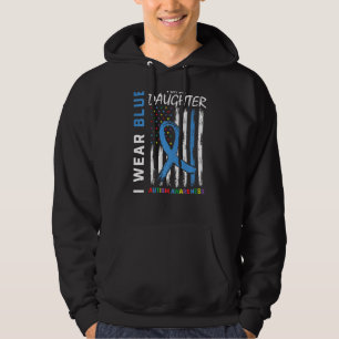 Mama Vater ich tragen Blau für meine Tochter Autis Hoodie