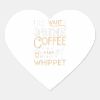 Mama Vater Kaffee Ich Wollte nur Harngetränk Herz-Aufkleber