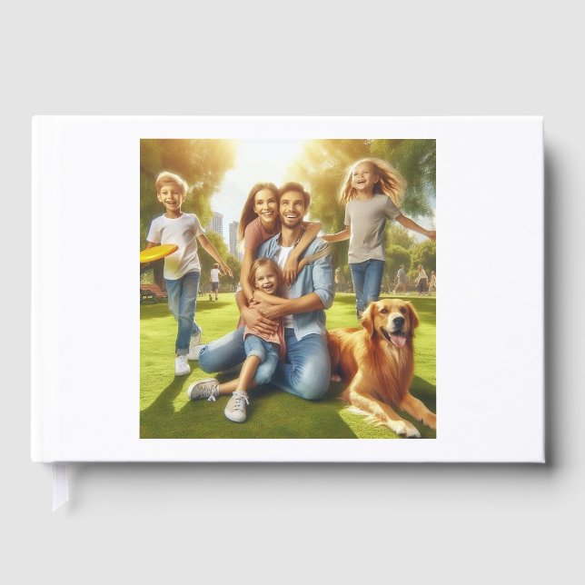 MAMA & VATER Liebe zur FAMILIE Gästebuch (Vorderseite)