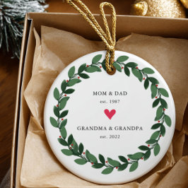 Mama Vater | Oma Opa Jahr Osten. Keramik Ornam Keramik Ornament