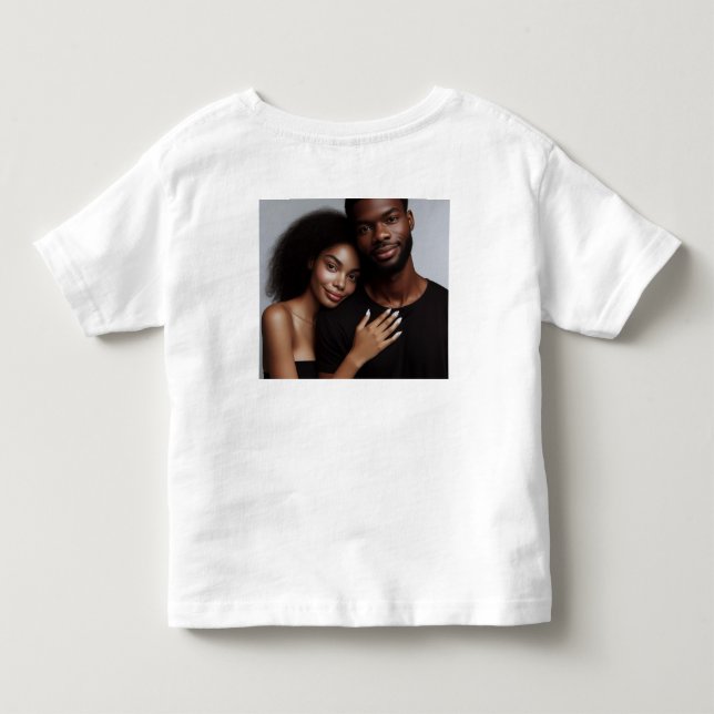 Mama & Vater T - Shirt für Kinder (Rückseite)