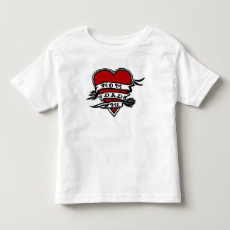 Mama, Vater und ich, Herz Kleinkind T-shirt