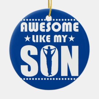 Mama Vater Zitat Phantastisch wie mein glücklicher Keramik Ornament