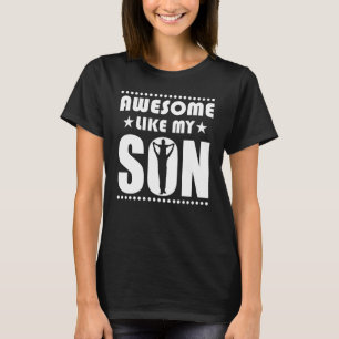Mama Vater Zitat Phantastisch wie mein Sohn glückl T-Shirt