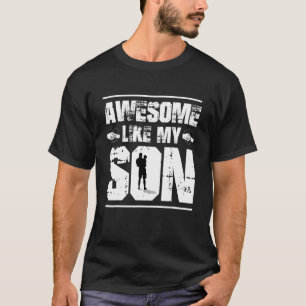 Mama Vater Zitat Phantastisch wie mein Sohn glückl T-Shirt