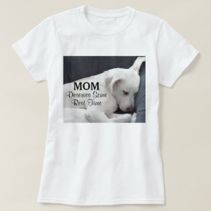 Mama verdient etwas Erholung Zeit Niedlich Weiße W T-Shirt