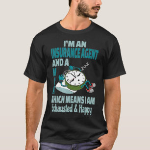 Mama Versicherungs-Agent Tired Busy Erschöpftes Sp T-Shirt