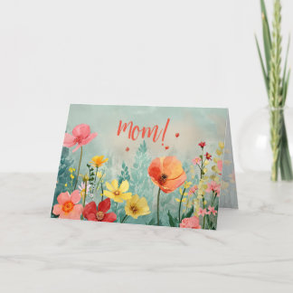 "Mama" Vintage Muttertagskarte Feiertagskarte