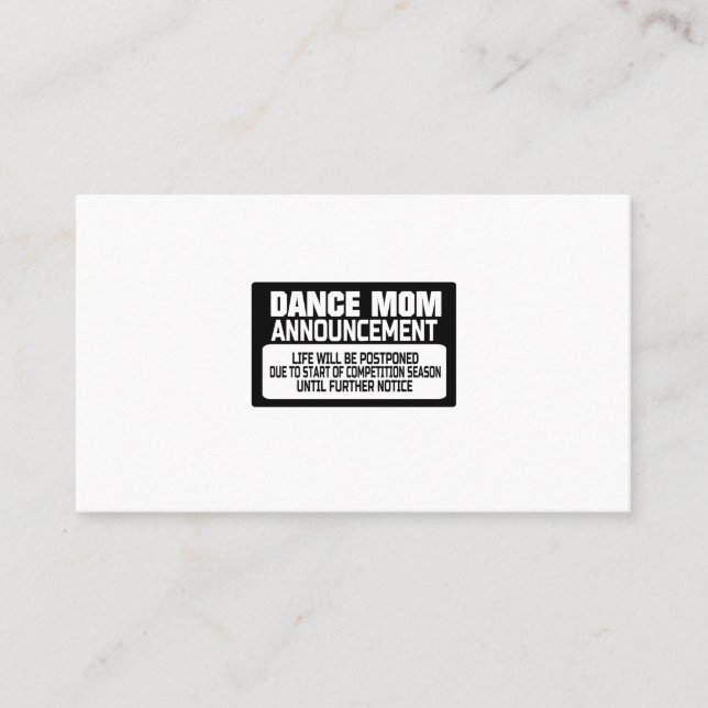 Mama Visitenkarte (Vorderseite)