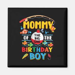 Mama vom großen Fang 1. Geburtstag Ofishall Magnet