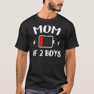 Mama von 2 Jungs Spaß energiegeladene Mama - großa T-Shirt