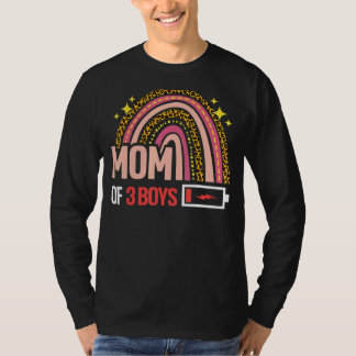 Mama von 3 Jungen Leoparden Regenbogen von Sonn-Mu T-Shirt