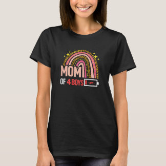 Mama von 4 Jungen Leoparden Regenbogen von Son Mot T-Shirt