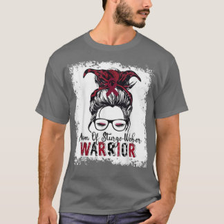 Mama von Burgund Ribbon, Burgunder-Shirt des Krieg T-Shirt