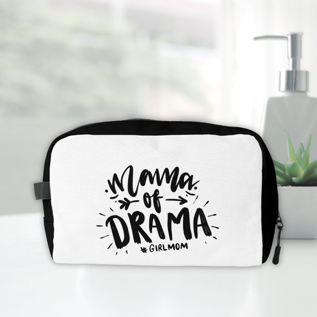 Mama von Drama #girlama lustig Waschbeutel (toiletry bag for girlmom)
