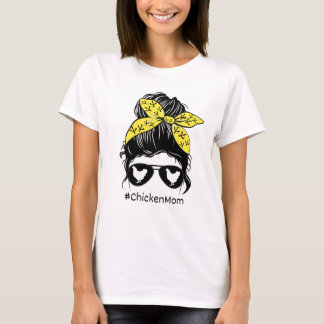 Mama von Hühnern mit T - Shirt
