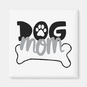 Mama von Hunden - Knochenzettel darüber, dass Hund Magnet
