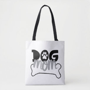 Mama von Hunden Knochenzettel darüber, dass Hunde Tasche