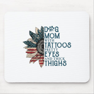 Mama von Hunden mit Hübschen Augen und dicken Ober Mousepad