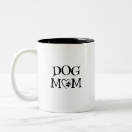 Mama von Hunden Zweifarbige Tasse