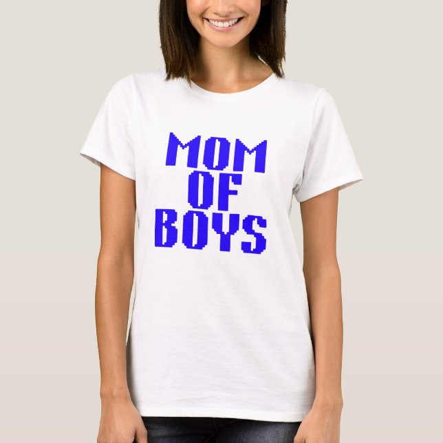 Mama von Jungen - Chaos und Liebe T-Shirt (Vorderseite)