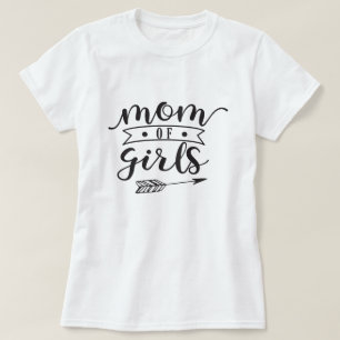 Mama von Mädchen T-Shirt