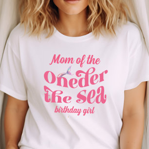 Mama von Oneder The Sea Mermaid Geburtstagsmädchen T-Shirt