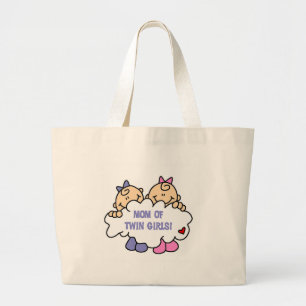 Mama von Twin Girls Tshirts and Gifts Jumbo Stoffbeutel