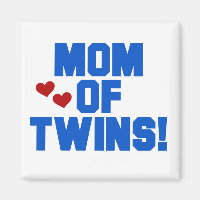Mama von Twins-Blue-Text-Hemden und Geschenken