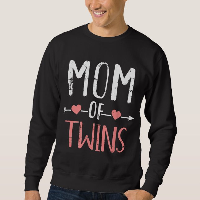 Mama von Twins Sweatshirt (Vorderseite)