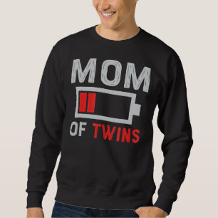 Mama von Zwillingen, die von Son-Daughter-Müttern  Sweatshirt