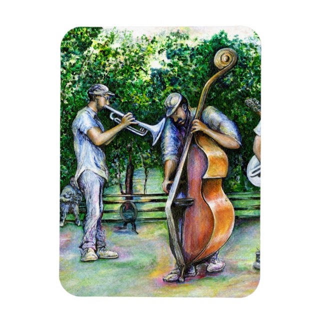 Mama warnte mich nie vor Tuba-Spielern Magnet (Vertikal)