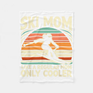 Mama wie eine regelmäßige Mama nur viel Cooler Ski Fleecedecke