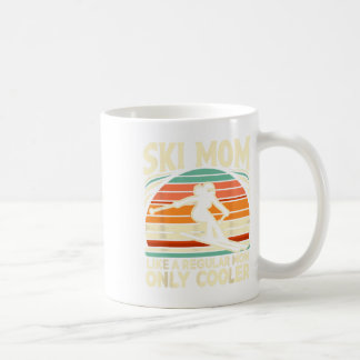 Mama wie eine regelmäßige Mama nur viel Cooler Ski Kaffeetasse