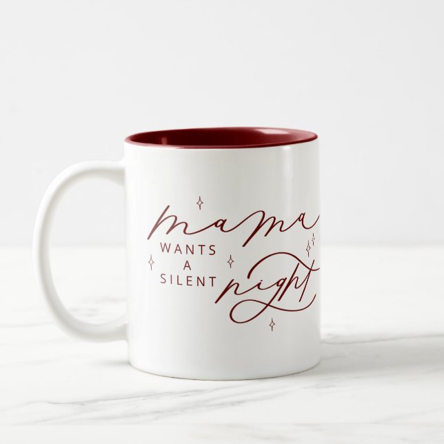 Mama Will eine Tasse zum Weihnachtsabend (Links)