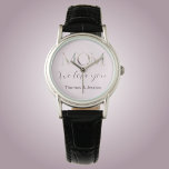Mama, wir haben dir Blumenschrift Liebe Armbanduhr<br><div class="desc">Eine hübsche Damenuhr mit MAMA in hübschen Blumenbriefen auf sanftem rosa Hintergrund,  ergänzt durch die süße Schrift "Wir Liebe du" und die Kindernamen. Ideal für ein Muttertagsgeschenk.</div>
