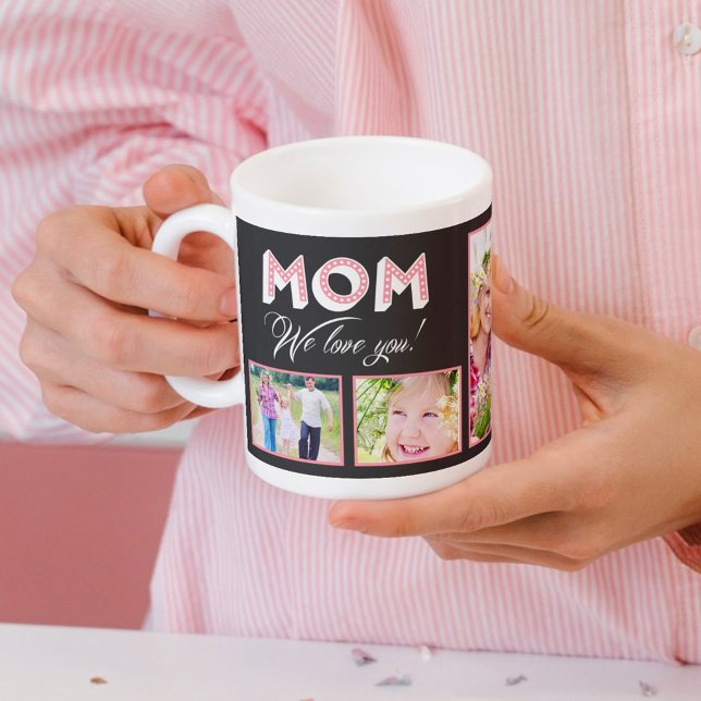 Mama Wir Liebe dich! Benutzerdefinierte Foto-Tasse Kaffeetasse (Von Creator hochgeladen)