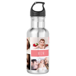 Mama Wir Liebe Sie Foto Collage Personalisiert Edelstahlflasche