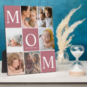 Mama Wir Liebe Sie FotoCollage Fotoplatte