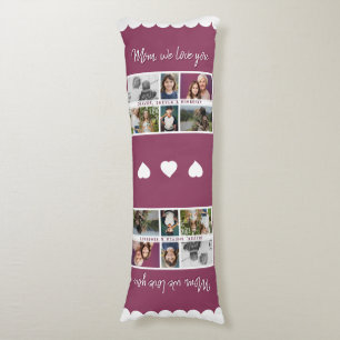 Mama wir Liebe Sie Kinder 6 FotoCollage Seitenschläferkissen