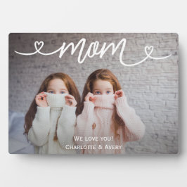 Mama Wir Liebe Sie Personalisiert Foto Plaque Fotoplatte