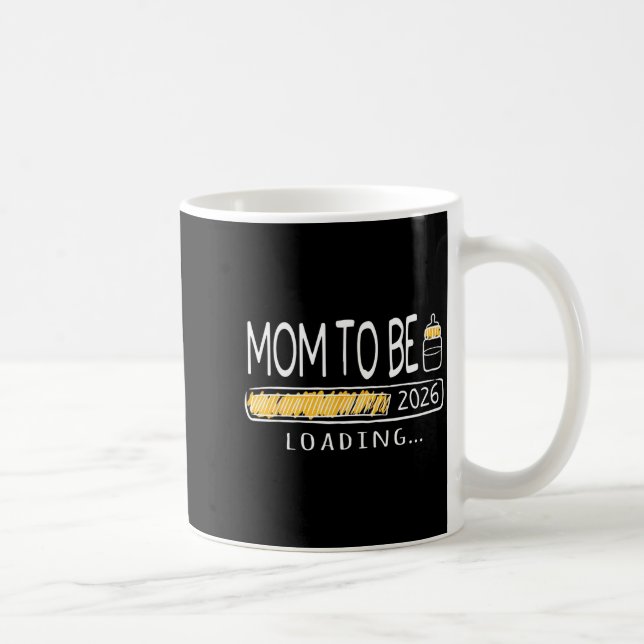 Mama wird 2026 Mami wird schwanger neue Mama ab 20 Kaffeetasse (Rechts)