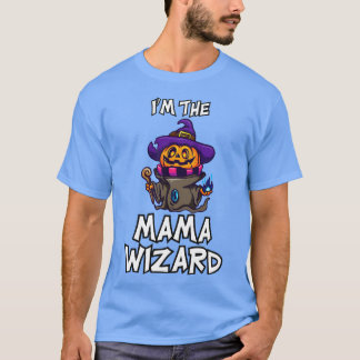 Mama Wizard Halloween Matching Family Costume 1 T-Shirt
