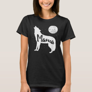 Mama Wolf T-Shirt Famille de loups